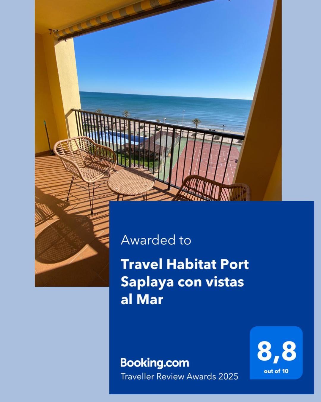 Travel Habitat Port Saplaya Con Vistas Al Mar Exterior foto